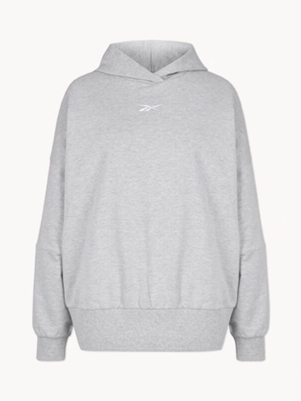Reebok Light Gray Hoodie Sweatshirt
